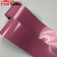 10cm Width Glossy Pink Vinyl Car Wrap Foil Roll Self Adhesive Sticker Decal For Car Motorobike Wrapping Covering 2024 - buy cheap