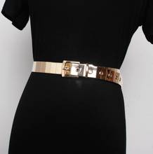 Faja de metal para mujer, moda de pasarela, corsés para vestido femenino, cinturones de cintura, decoración, cinturón ancho R2618 2024 - compra barato