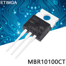 10 PÇS/LOTE MBR10100CT 10A MBR10100 TO-220 Transistor 100V 2024 - compre barato