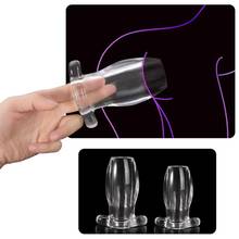 EXVOID Transparent Sex Toys for Women Adult Products Butt Plug Butt Expansion Enema Anus Dilator Hollow Anal Plug 2024 - buy cheap