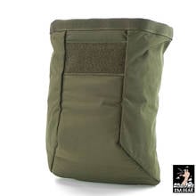 Dmgear tático molle dump pouch dobrável gota bolsa airsoft reciclagem saco diversos ferramenta malotes 2024 - compre barato