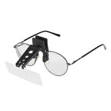 1.5x 2.5x 3.5x Magnification Plastic Case Clip-on Glasses Type Magnifier Magnifying Glass 2024 - buy cheap