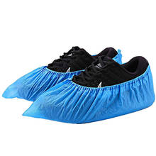100 упаковка 50 пар чехлов для обуви одноразовые водонепроницаемые непромокаемые чехлы для обуви противоскользящие резиновые непромокаемые сапоги для обуви S/M/L 2024 - купить недорого