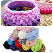 100g Cotton Handbag Yarn Carpet Knitting HandCrafts Wool Weave Thread Knitted Scarf  Chunky Scarf Crochet DIY Yarn Doll Colours 2024 - buy cheap