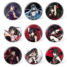 9pcs/set Anime Akame ga KILL Decoration Badge Plastic Brooch for Bag or Backpack Accessories 2024 - buy cheap