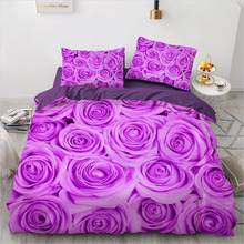 3D Nordic Bedding Set Duvet Covers Sets Quilt Cover Comforter Bed Set Full Twin Single Size Flowers Design Home Textile 2024 - buy cheap