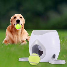 Alimentador automático creativo para mascotas, lanzador de pelota de tenis, juguetes para el entrenamiento de perros, máquina de lanzamiento interactiva 2024 - compra barato