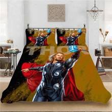 Disney Avengers Iron Man Hulk Spiderman 3D Printed Bedding Sets Quilt Cover Pillowcase Kids Childrens Teens Boys Gifts Decorate 2024 - buy cheap