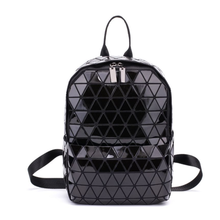 Women's diamond geometric backpack, cube backpack, stylish foldable geometric bag   2024 - buy cheap