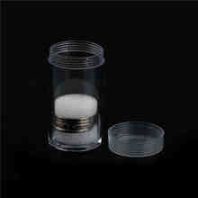 1X 30mm Prevent Damage Tool Protective Tube Holder Transparent Plastic Coins Storage Tube Coins Collect 2024 - buy cheap