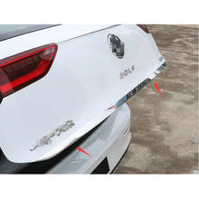 STYO  Car Stainless Steel Rear Trunk Lid Cover Trim /Tail Gate Protector Back Trunk Cover For VW GOLF 8 MK8 2020 2021 2024 - buy cheap