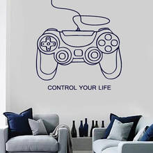 Creative Gamepad Wall Sticker Pvc Removable For Kids Rooms Decoration Wall Art MURAL Drop Shipping 2024 - buy cheap