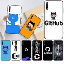 Social Github Programming Cat Customer Phone Case for Huawei Honor 30 20 10 9 8 8x 8c v30 Lite view pro 2024 - buy cheap
