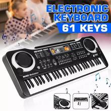 61-Key Digital Electric Piano Keyboard Portable Multi-Functional Keyboard with Microphone Music Keyboard Electric Keyboard Gift 2024 - buy cheap