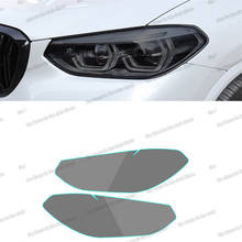 transparent black TPU car headlight protective film for bmw x3 2018 2019 2020 g01 2021 g02 x4 taillight sticker anti scratch 2024 - buy cheap