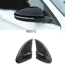 Cubierta de espejo retrovisor cromado, carcasa de tapa de espejo lateral para VW Jetta MK7 2018 2019 2020 2024 - compra barato