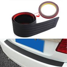 Car Vehicle Rear Bumper Sill Protector Plate Rubber Cover Guard Moulding Trim 2024 - buy cheap