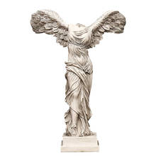 Abstract Goddess Sculpture & Statue Resin Ornament Home Decoration Victory Goddess Figurine Angel Wings Miniature Model Artware 2024 - buy cheap