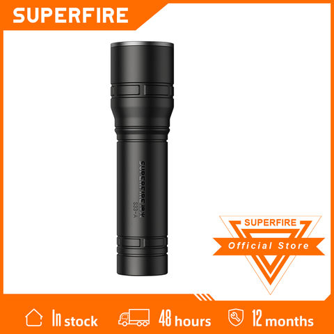 2021 SUPERFIRE S33-A Super bright LED Flashlight Built in Battery 4 lighting modes Mini Torch for Camping Hunting Bicycle Light 2022 - buy cheap