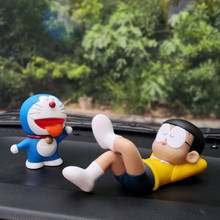Nobita lunch break wild than car cartoon Dora ornaments car accessories center console car interior decoration 2024 - buy cheap