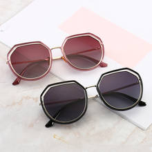 Fashion Luxury Polygon Lady Polarized Colorful Sunglasses Women Anti-UV Driving mirror female Vintage Big Frame eyewear 2024 - buy cheap