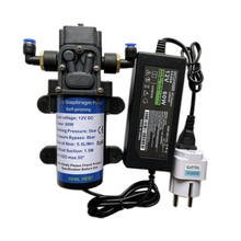 Bomba de niebla rociado de agua S383 para exteriores, 12V, CC eléctrica de 60W, pulverizador para bomba de agua de 5,5 l/min, para sistema de niebla de Patio 2024 - compra barato