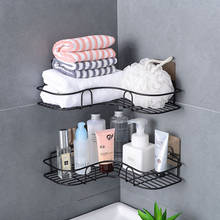 Bathroom Shelf Shower Shampoo Soap Organizer Triangle Cosmetic Punch Free Adhesive Wall Mounts Storage Rack for Kitchen Toilet 2024 - buy cheap