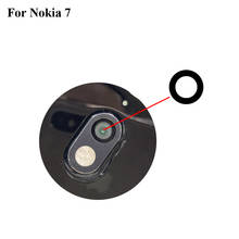 Repuesto para Nokia 7 Nokia7, cristal de la Lente de la cámara trasera para Nokia 7 Nokia7, piezas de teléfono 2024 - compra barato