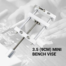 3.5 Inch Mini Drill Press Vise Metal Bench Vise Table Flat Clamp C Clamp for Carving Walnut Metal Engraving Woodworking Tools 2024 - buy cheap