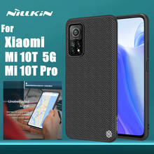 Nillkin для Xiaomi 10T Pro Mi10T 5G задняя крышка с рельефным рисунком защитный Nilkin покрыт нейлоновым волокном TPU PC чехол 2024 - купить недорого