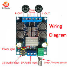 2X50W TPA3116D2 Dual Channel Digital Power Amplifier Board Module DC 4.5V-27V TPA3116 D2 Adjustable Audio Volume Control Module 2024 - buy cheap