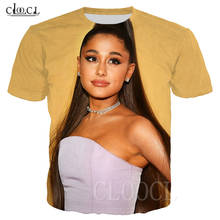 Singer Ariana Grande Plus Size Female T Shirt Women Men Fashion Harajuku Short Sleeve Tshirt 3D Print Hip Hop Streetwear T-shirt 2024 - buy cheap