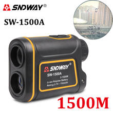 SNDWAY laser rangefinder hunting monocular telescope 1500M astronomic golf trena laser meter distance measure speed-Height-angle 2024 - buy cheap