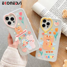 EKONEDA Heart Camera Cartoon Animal Case For iPhone 12 11 Pro XS Max XR X 7 8 Plus Protective Case Silicone Soft TPU Back Cover 2024 - buy cheap