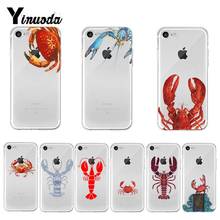 Funda de teléfono clásica para iPhone, carcasa de animales, langosta, cangrejo, para modelos 13, 13, SE, 2020, 8, 7, 6, 6S Plus, X, XS MAX, 5, 5S, SE, XR, 11 pro max 2024 - compra barato