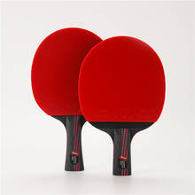 Raquete de tênis de mesa profissional de fibra de carbono, nanocarbono 9.8, raquete de ping-pong original com espinhas de rosto duplo, presentes 2024 - compre barato
