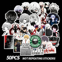 50pcs Japan Anime Tokyo Ghoul For Luggage Laptop Skateboard Bicycle Backpack Decal Pegatinas Toy Stickers For Children Gift 2024 - buy cheap