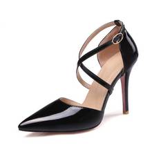 Big Size 11 12 13 14 15 16 high heels sandals women shoes woman summer ladies    spike   Package the heel  pointed   buckles 2024 - buy cheap