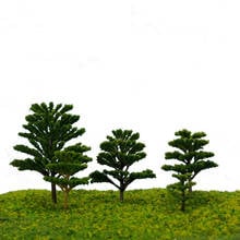 200pcs/lot 4.5cm Hotsale 2018 New Architectural Model Green Tree For Ho Train Layout Model Scene 2024 - buy cheap