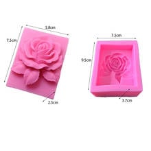 3D Candle Soap Cake Silicone Mold DIY Candle Making Flower Shape Mould Candle Making Handmade 2024 - buy cheap