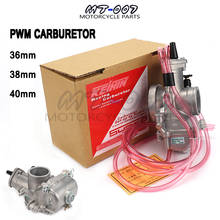 PWM 36 38 40 мм Карбюратор Carb для 200cc-400cc 2T 4T гоночный PWM38 Carb Скутер мопед ATV мотоцикл мотокросс 2024 - купить недорого