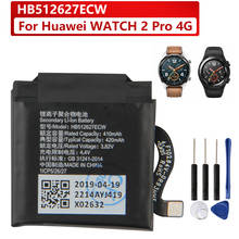 Оригинальный аккумулятор для Huawei Watch2 Pro 4G EO-DLXXU Porsche дизайн WatchGT FTN-B19 HB512627ECW оригинальный аккумулятор 420 мА-ч 2024 - купить недорого