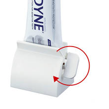 Multifuncional rolamento tubo de pasta dental squeezer creme dental fácil dispensador plástico portátil acessórios do banheiro conjuntos 2024 - compre barato