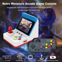 Console de jogo handheld com dupla alça hd tela vídeo dois jogadores presente do miúdo pai-filho brinquedo interativo portátil game console 2024 - compre barato