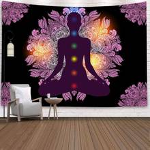 Witchcraft Tarot Tapestry Psychedelic Wall Hanging Carpets Polyester Fabric Hippie Boho India Decor Gypsy Mandala Blankets Budha 2024 - buy cheap