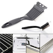 1 PC BBQ Grill Brush Barbecue Wire Stainless Steel Cleaner Brush and Scraper Cleaning Tool Barbecue Accessories 2024 - buy cheap