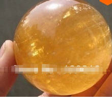 Bola de cristal de cuarzo de citrino Natural, esfera curativa de 40MM, 331 +++ 2024 - compra barato