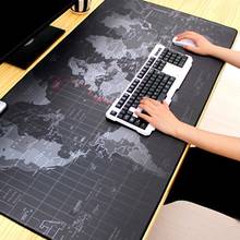 Anti-Slip World Map Gaming Mouse Mice Mat Keyboard Pad Mat Cushion Big Size Mouse Pad for PC Laptop Table Computer 2024 - buy cheap