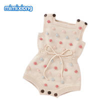 Baby Bodysuits Newborn Bebes Body Suits Tops for Infant Kids Girls Sweaters Jumpsuits Autumn Winter Dots Knitted Toddler Clothes 2024 - buy cheap