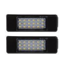 Lâmpada com 18 leds para peugeot, 207, 307, 308, citroen berlingo 2006-2012, c3, c4, c5, c6, 5d e yhq, 2 peças 2024 - compre barato